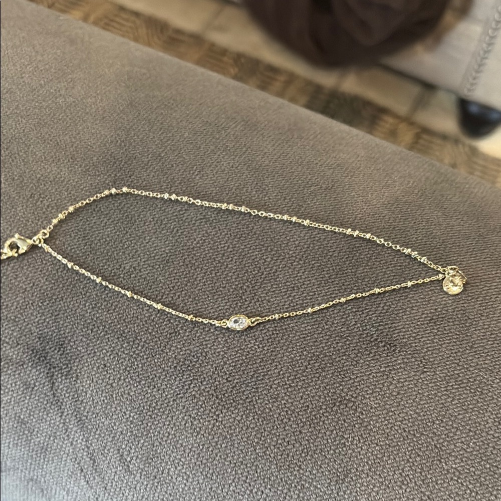Chloe + Isabel Crystal Drop Two-Row Bracelet